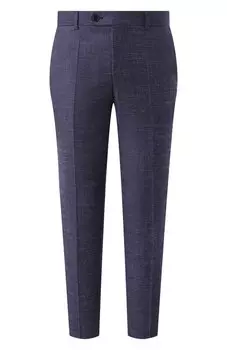 Брюки из шерсти и хлопка BOSS