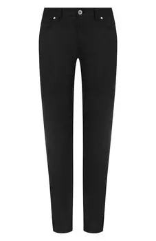 Брюки из шерсти и хлопка Brioni