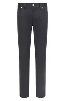 Брюки из шерсти и хлопка Brioni