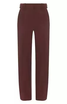 Брюки из шерсти и хлопка Brunello Cucinelli