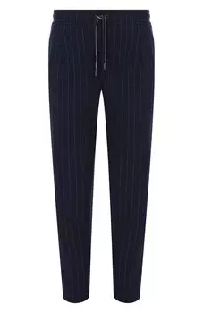 Брюки из шерсти и хлопка Capobianco