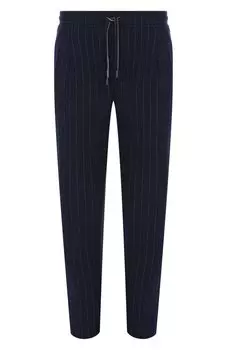 Брюки из шерсти и хлопка Capobianco