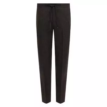 Брюки из шерсти и хлопка Corneliani