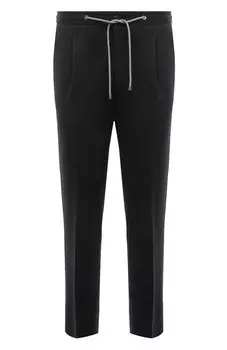 Брюки из шерсти и хлопка Corneliani