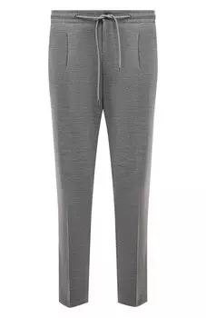 Брюки из шерсти и хлопка Corneliani