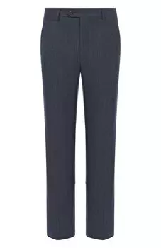 Брюки из шерсти и хлопка Corneliani
