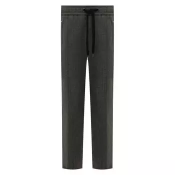 Брюки из шерсти и хлопка Dolce & Gabbana