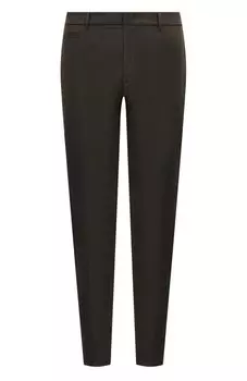 Брюки из шерсти и хлопка Dondup