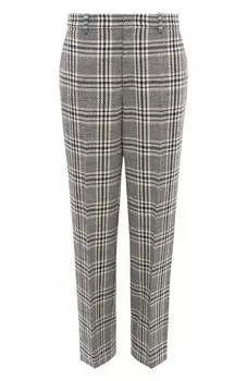 Брюки из шерсти и хлопка Gucci