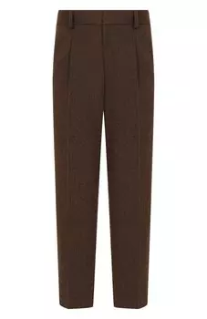 Брюки из шерсти и хлопка HUGO