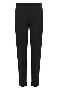 Брюки из шерсти и хлопка MVST