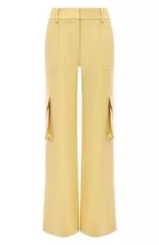 Брюки из шерсти и кашемира AND the brand