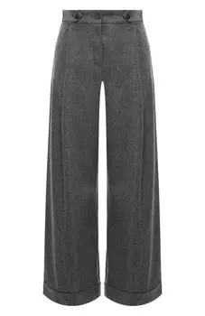 Брюки из шерсти и кашемира Emporio Armani