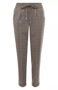 Брюки из шерсти и кашемира Kiton