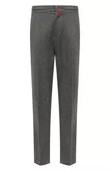 Брюки из шерсти и кашемира Kiton