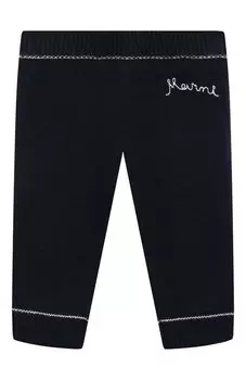 Джоггеры из шерсти и кашемира Marni