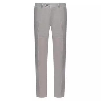 Брюки из шерсти и льна Brioni