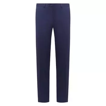 Брюки из шерсти и льна Brioni