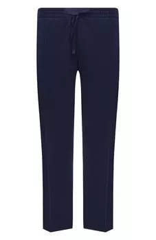 Брюки из шерсти и льна Brioni