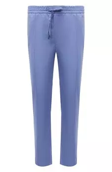 Брюки из шерсти и льна Brioni