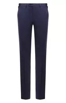 Брюки из шерсти и льна Brioni