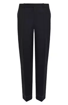 Брюки из шерсти и льна Brioni