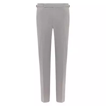 Брюки из шерсти и льна Zegna