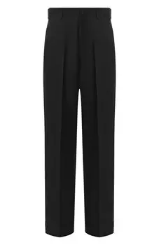 Брюки из шерсти и льна Maison Margiela