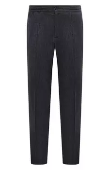 Брюки из шерсти и льна Marco Pescarolo