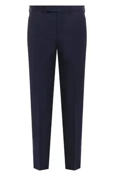 Брюки из шерсти и льна Zegna