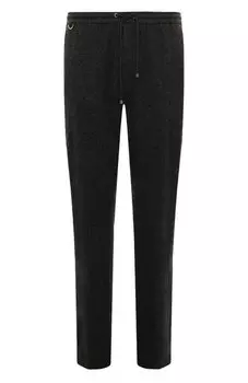 Брюки из шерсти и шелка Agnona