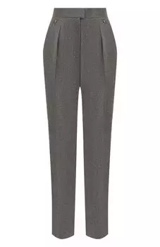 Брюки из шерсти и шелка Agnona