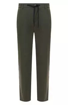 Брюки из шерсти и шелка Andrea Campagna