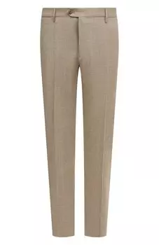 Брюки из шерсти и шелка Andrea Campagna