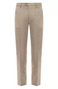 Брюки из шерсти и шелка Andrea Campagna