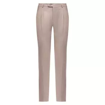 Брюки из шерсти и шелка Brioni