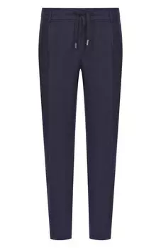 Брюки из шерсти и шелка Capobianco