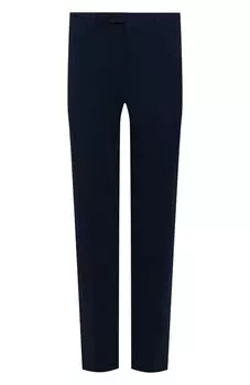 Брюки из шерсти и шелка Kiton