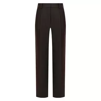 Брюки из шерсти и шелка LVIR