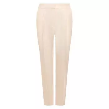 Брюки из шерсти и шелка LVIR