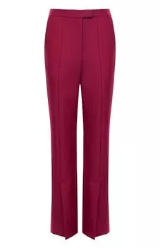 Брюки из шерсти и шелка LVIR