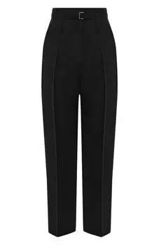 Брюки из шерсти и шелка LVIR