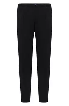 Брюки из шерсти и шелка Marco Pescarolo