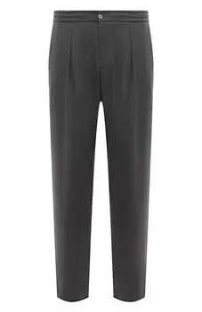 Брюки из шерсти и шелка Marco Pescarolo