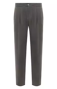 Брюки из шерсти и шелка Marco Pescarolo