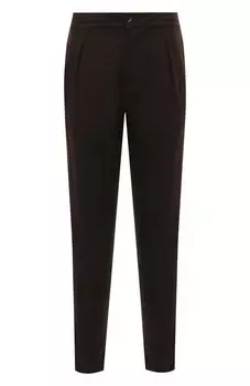 Брюки из шерсти и шелка Marco Pescarolo