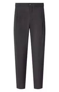 Брюки из шерсти и шелка Marco Pescarolo