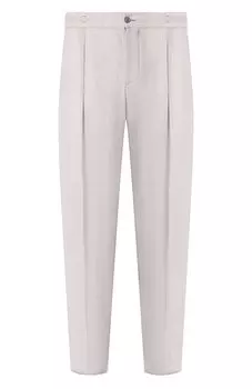 Брюки из шерсти и шелка Marco Pescarolo