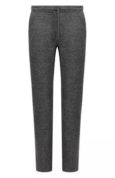 Брюки из шерсти и шелка MVST