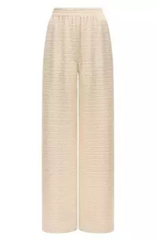 Брюки из шерсти и шелка MUST